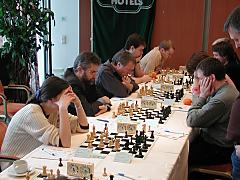 Teilnehmer des Dresdner Schachclubs