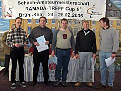 Harald Haug, Klaus Dräger, Björn Bente, Ralf Schöngart und Dr. Holger Kaesemann (v.l.)
